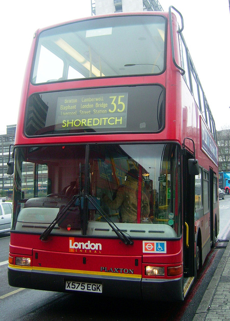 London Bus Routes | Route 35: Clapham Junction - Shoreditch | Route 35 ...