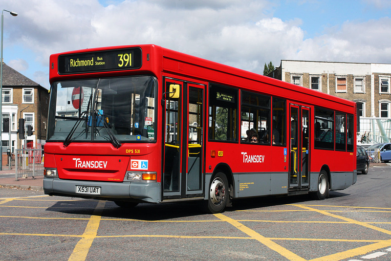 London Bus Routes | Route 391: Fulham, Sands End - Richmond | Route 391 ...