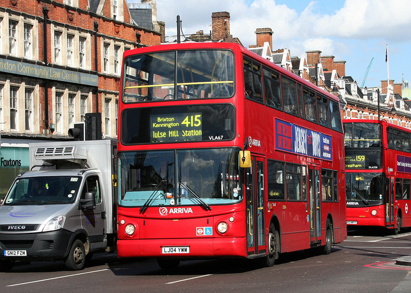 London Bus Routes | Route 415: Old Kent Road, Tesco - Tulse Hill ...