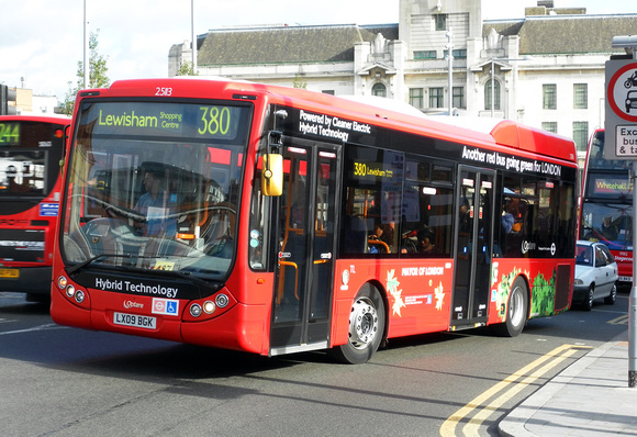 London Bus Routes | Route 380: Belmarsh - Lewisham, Shopping Centre ...