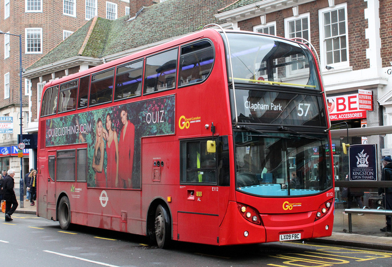 London Bus Routes | Route 57: Clapham Park - Kingston