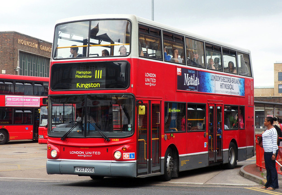 London Bus Routes | London United Withdrawn VA