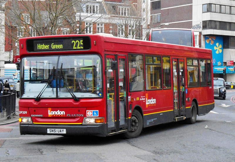 London Bus Routes | Route 225: Canada Water - Hither Green