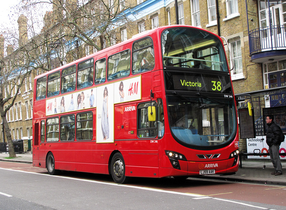 London Bus Routes | Route 38: Clapton Pond - Victoria | Route 38 ...