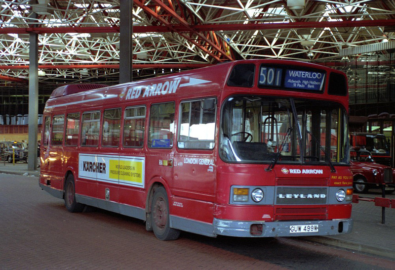 London Bus Routes Route 501 Waterloo London Bridge Withdrawn