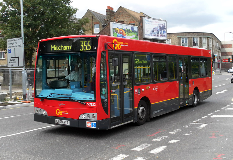 London Bus Routes | Route 355: Brixton - Mitcham