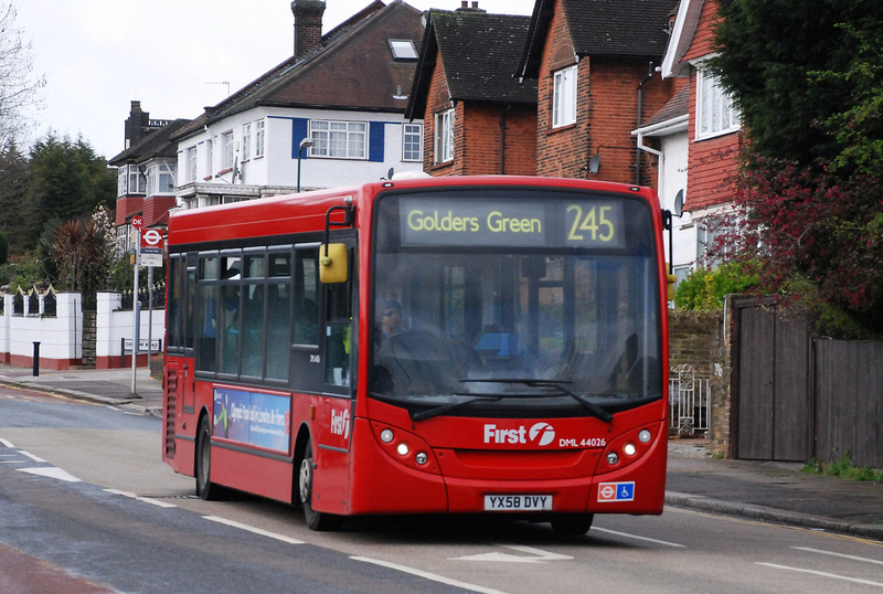 London Bus Routes Route 245 Alperton, Sainsbury's Golders Green