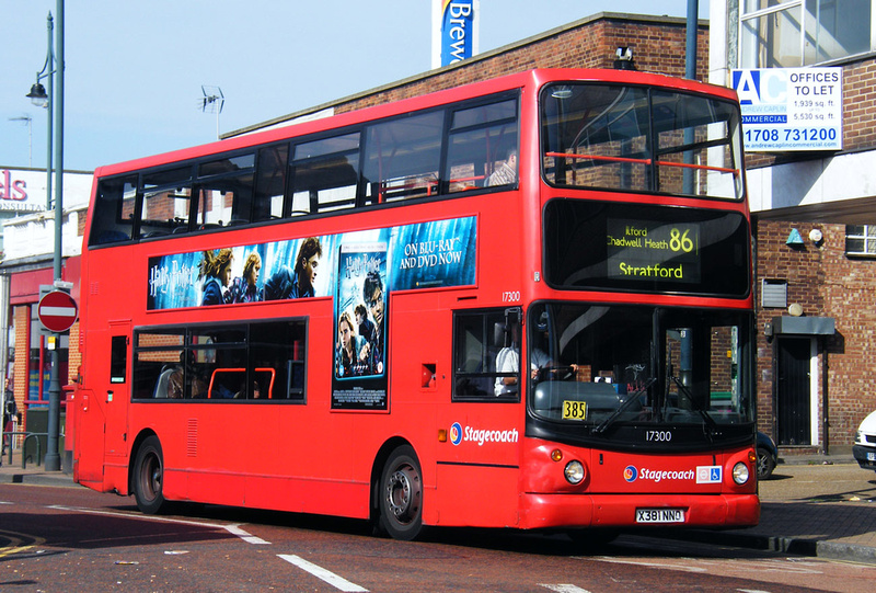 London Bus Routes | Route 86: Romford Station - Stratford | Route 86 ...