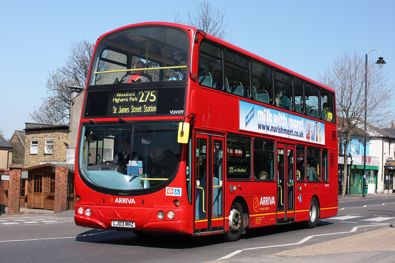 London Bus Routes | Route 275: Barkingside - St James's Street | Route ...