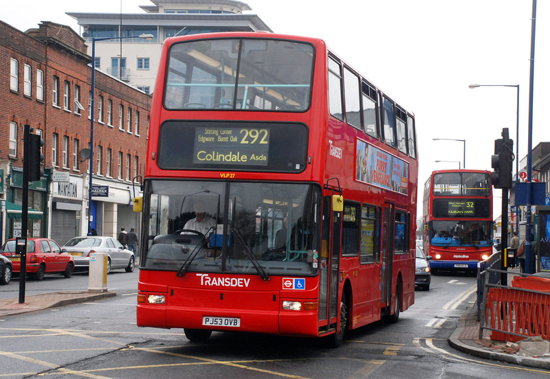 London Bus Routes | Route 292: Borehamwood, Rossington Avenue ...