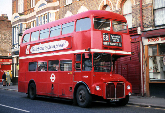 London Bus Routes | Route 58: East Ham, Central Park - Walthamstow ...