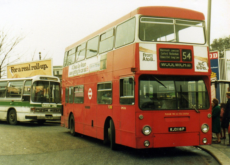 London Bus Routes Route 54 Elmers End Woolwich