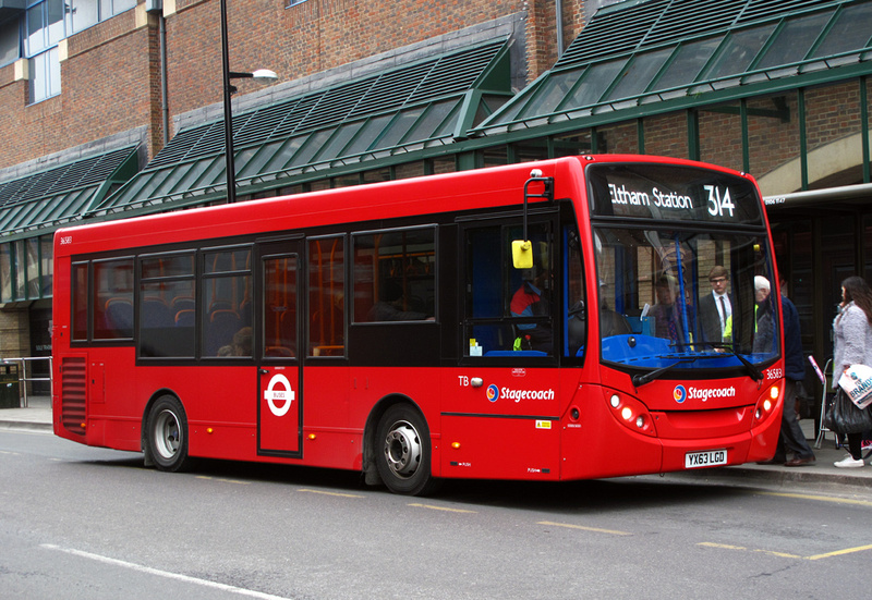 London Bus Routes | Route 314: Eltham Station - New Addington | Route ...