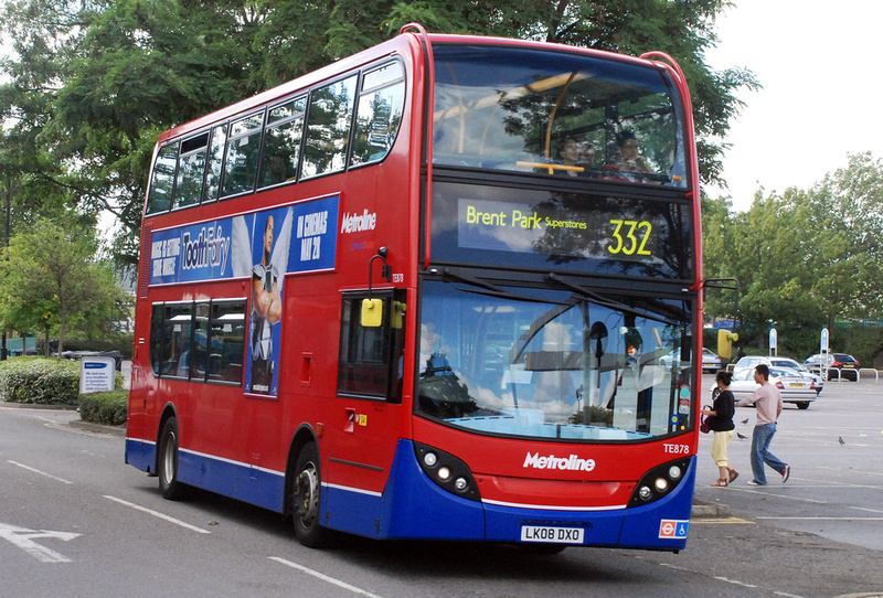 London Bus Routes Route 332 Brent Park, Superstores Paddington