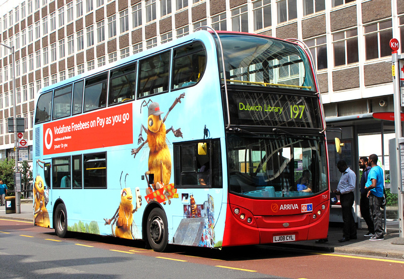 London Bus Routes | Route 197: Croydon Town Centre - Peckham | Route ...