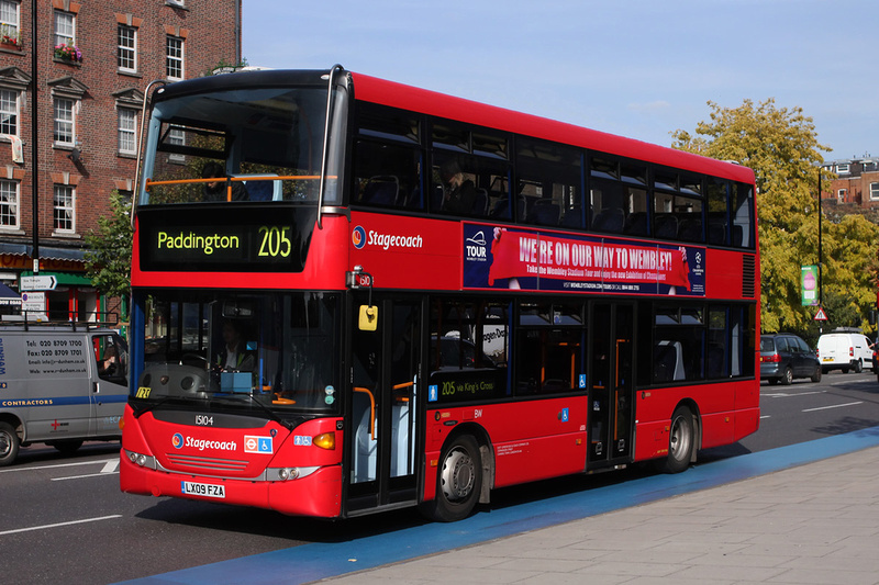 London Bus Routes Route 205 Bow Church Paddington Route 205