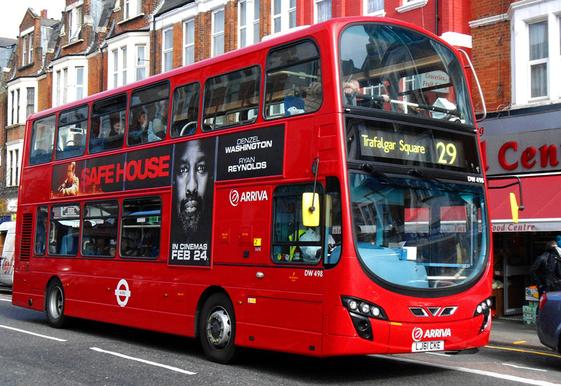 London Bus Routes | Route 29: Trafalgar Square - Wood Green | Route 29 ...