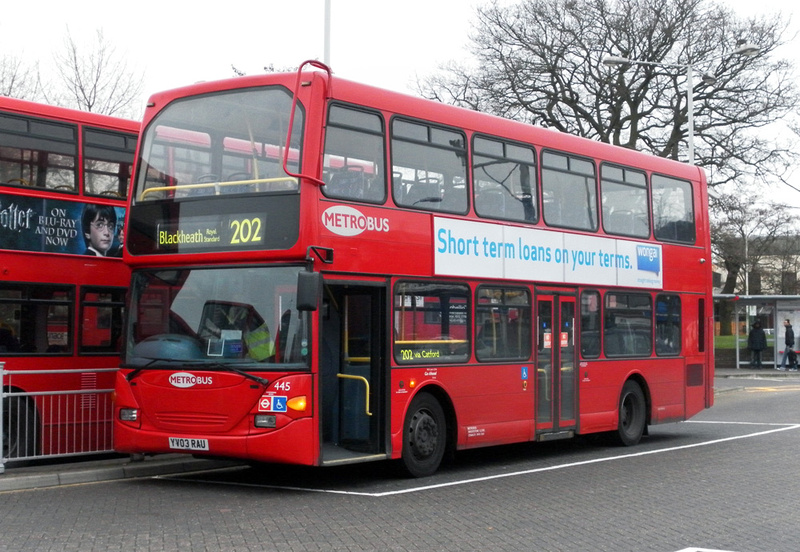 London Bus Routes Route 202 Blackheath, Royal Standard Crystal Palace