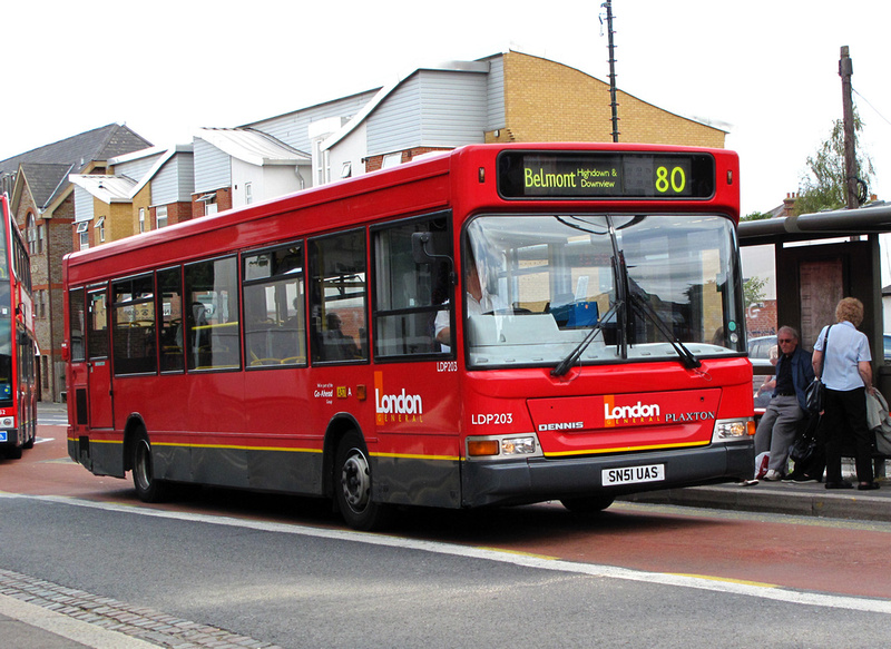 London Bus Routes | Route 80: Belmont Prisons - Hackbridge, Reynold's ...