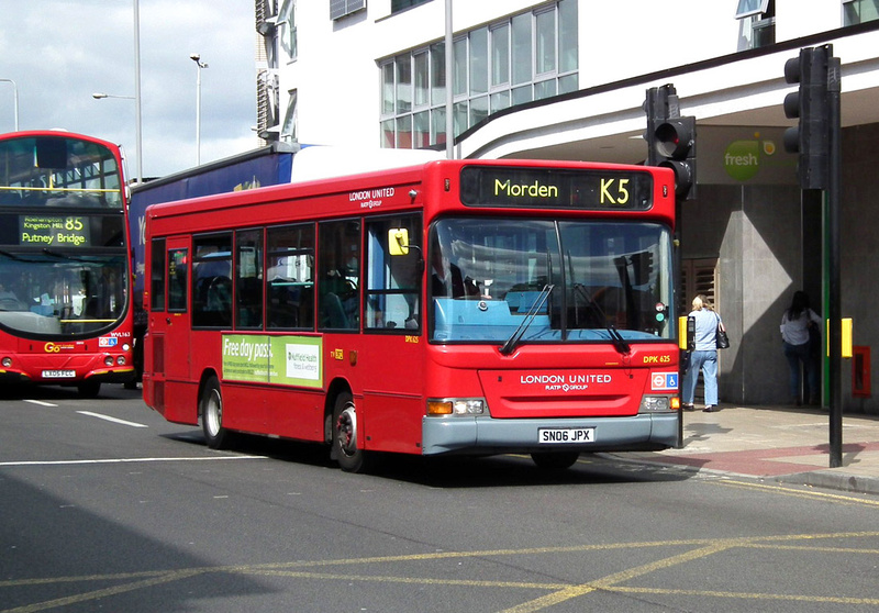 London Bus Routes | Route K5: Ham - Morden