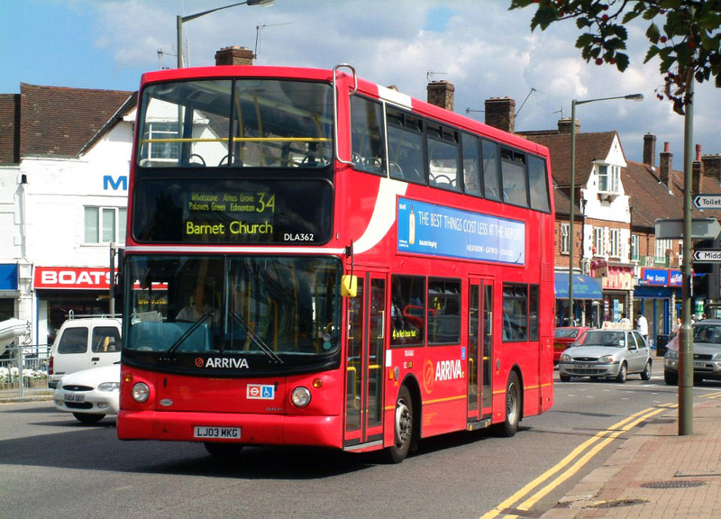 London Bus Routes | Route 34: Barnet Church - Walthamstow Central