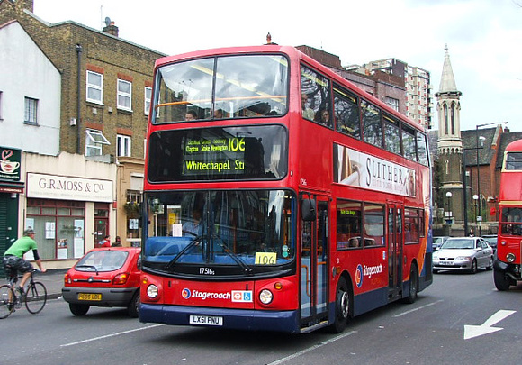 London Bus Routes | Route 106: Finsbury Park Station - Whitechapel ...