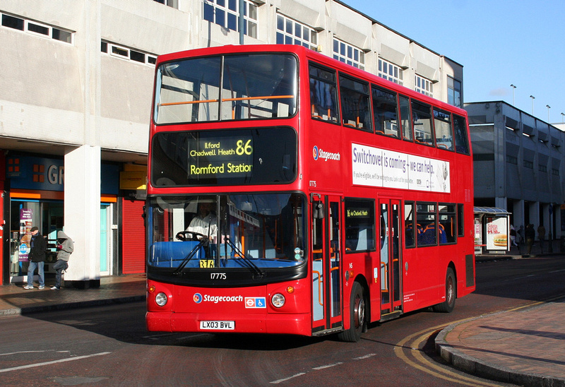 London Bus Routes | Route 86: Romford Station - Stratford | Route 86 ...