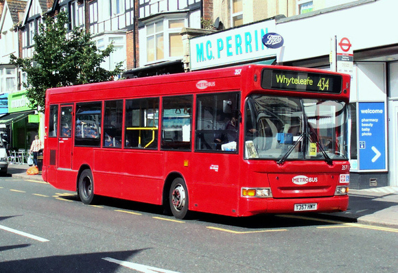 London Bus Routes | Route 434: Coulsdon, Ridgemount Avenue - Whyteleafe ...