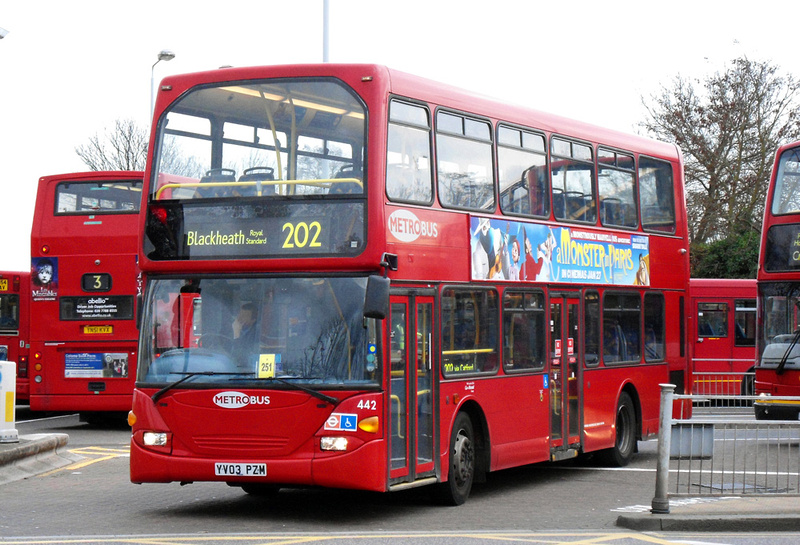 London Bus Routes Route 202 Blackheath, Royal Standard Crystal Palace