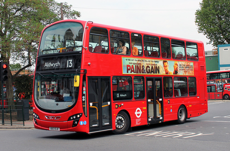 London Bus Routes Route 13 North Finchley Victoria Route 13 Transdev Vh10 Bd13oje