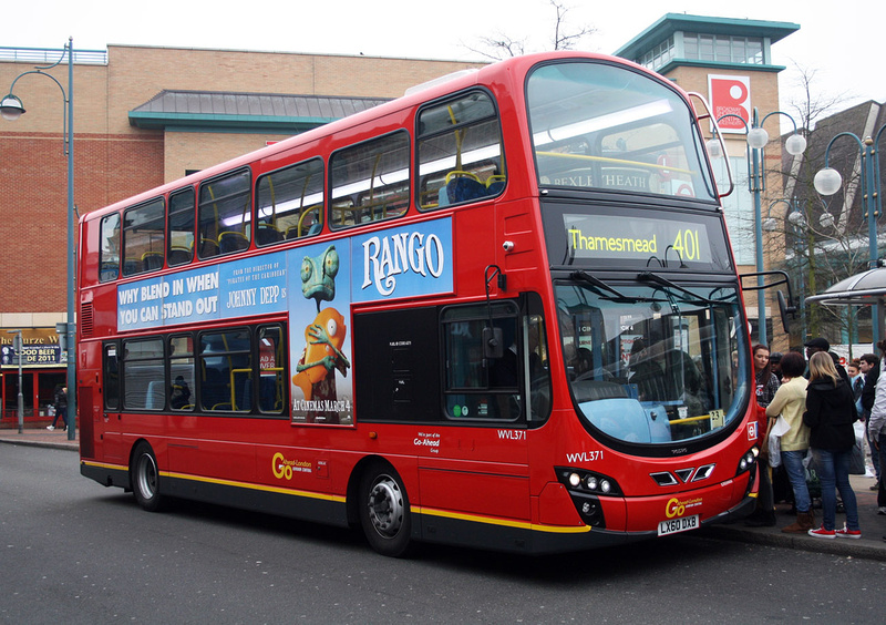 London Bus Routes | Route 401: Bexleyheath, Shopping Centre - Thamesmead