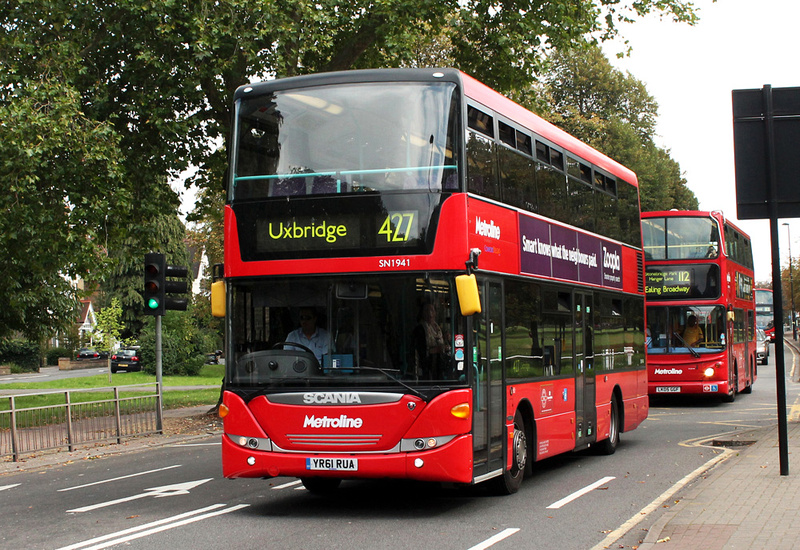 London Bus Routes | Route 427: Acton, High Street - Uxbridge | Route ...