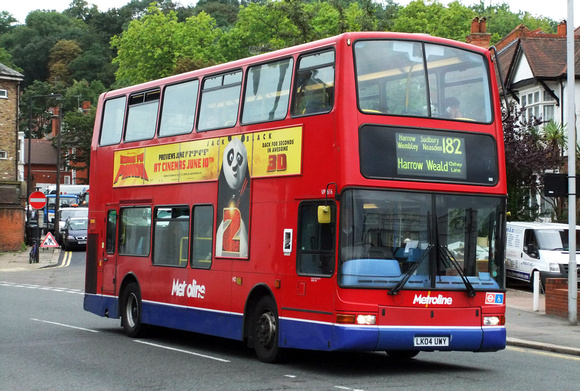 London Bus Routes | Route 182: Brent Cross - Harrow Weald, Oxhey Lane ...