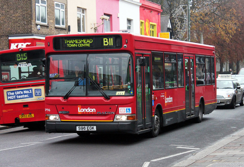 London Bus Routes | Route B11: Bexleyheath, Bus Garage - Thamesmead