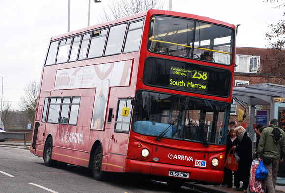 London Bus Routes | Route 258: South Harrow - Watford Junction | Route ...