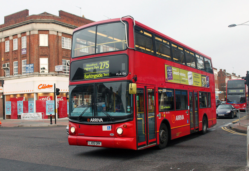 London Bus Routes | Route 275: Barkingside - St James's Street