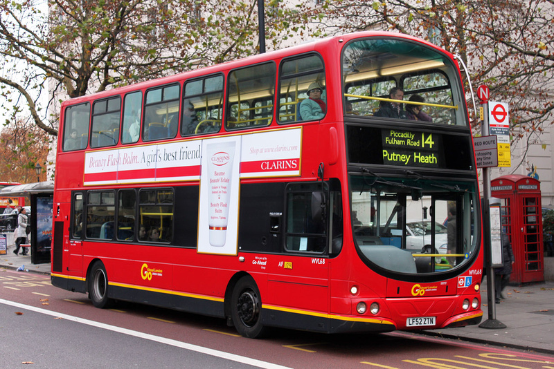 London Bus Routes | Route 14: Putney Heath - Warren Street