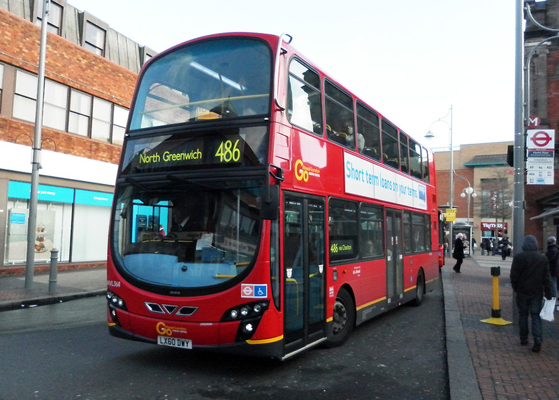 London Bus Routes | Route 486: Bexleyheath, Shopping Centre - North ...