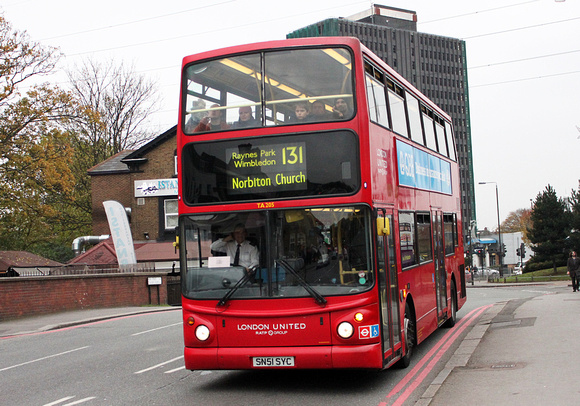 London Bus Routes | Route 131: Kingston - Tooting Broadway | Route 131 ...